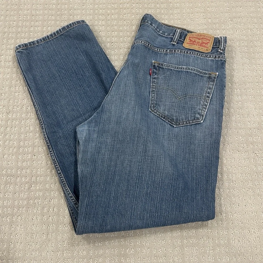 Levi's 550 Men's Denim Jeans 42x34 Relaxed Fit Tapered Leg